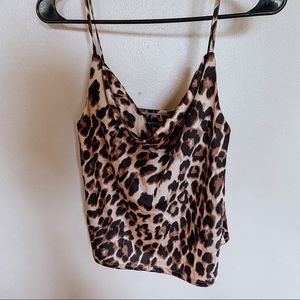 Cheetah draped tank